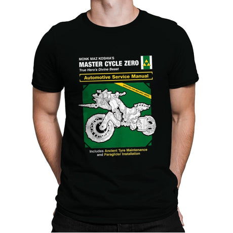 Master Cycle Service Manual - Mens Premium T-Shirts RIPT Apparel Small / Black