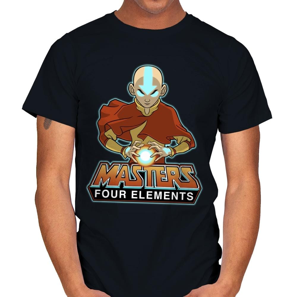 Master Four Elements - Mens T-Shirts RIPT Apparel Small / Black