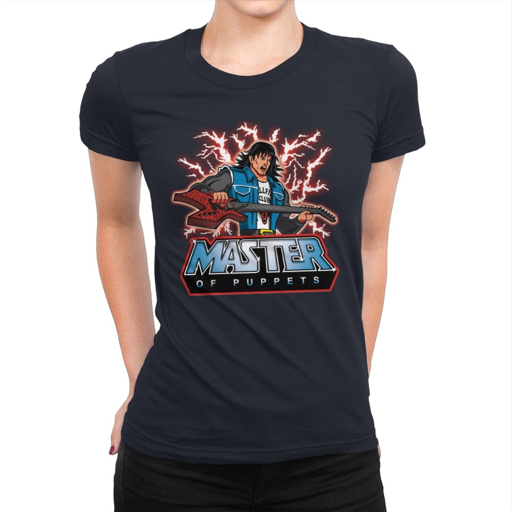 Master of Metal - Womens Premium T-Shirts RIPT Apparel Small / Midnight Navy