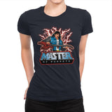 Master of Metal - Womens Premium T-Shirts RIPT Apparel Small / Midnight Navy