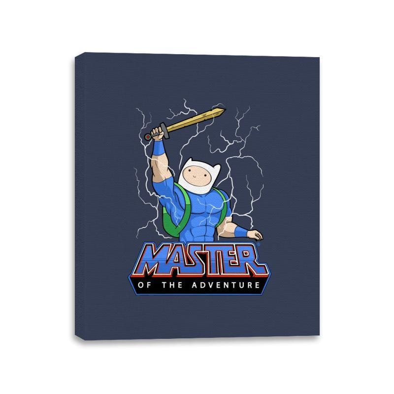 Master of time and adventure - Canvas Wraps Canvas Wraps RIPT Apparel 11x14 / Navy