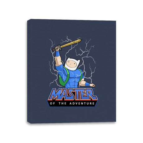 Master of time and adventure - Canvas Wraps Canvas Wraps RIPT Apparel 11x14 / Navy