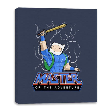 Master of time and adventure - Canvas Wraps Canvas Wraps RIPT Apparel 16x20 / Navy