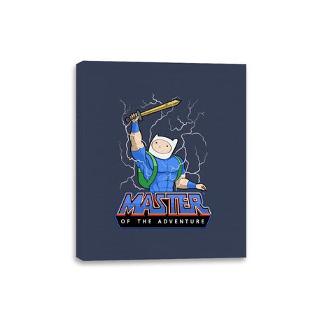 Master of time and adventure - Canvas Wraps Canvas Wraps RIPT Apparel 8x10 / Navy