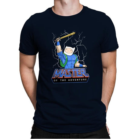 Master of time and adventure - Mens Premium T-Shirts RIPT Apparel Small / Midnight Navy