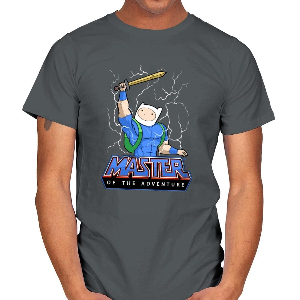 Master of time and adventure - Mens T-Shirts RIPT Apparel Small / Charcoal