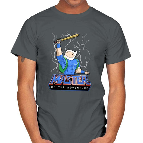 Master of time and adventure - Mens T-Shirts RIPT Apparel Small / Charcoal
