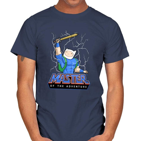 Master of time and adventure - Mens T-Shirts RIPT Apparel Small / Navy