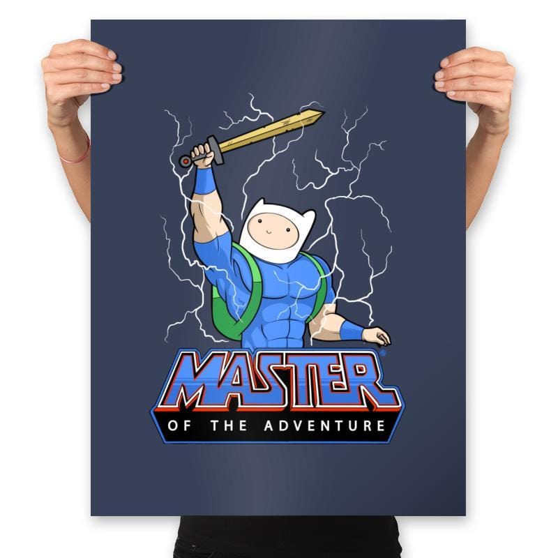 Master of time and adventure - Prints Posters RIPT Apparel 18x24 / Navy