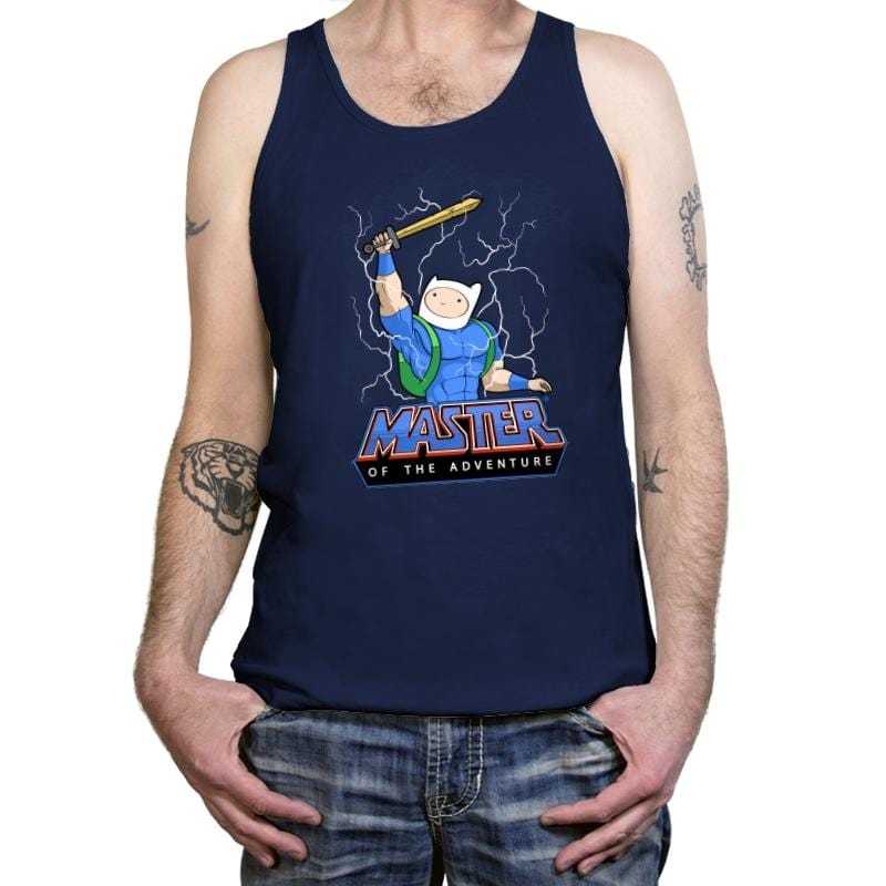 Master of time and adventure - Tanktop Tanktop RIPT Apparel X-Small / Navy