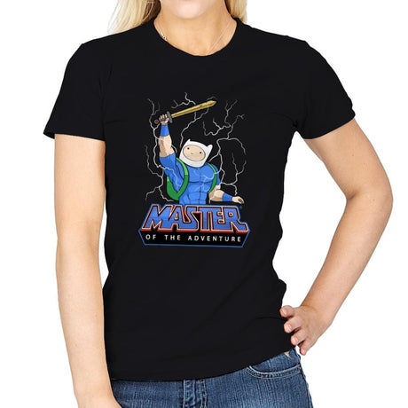 Master of time and adventure - Womens T-Shirts RIPT Apparel Small / Black