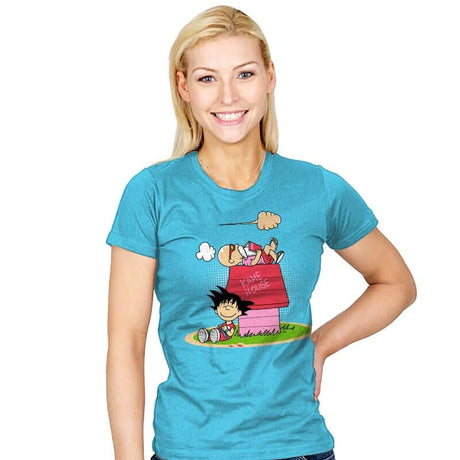 Master Peanuts - Womens T-Shirts RIPT Apparel Small / Aqua