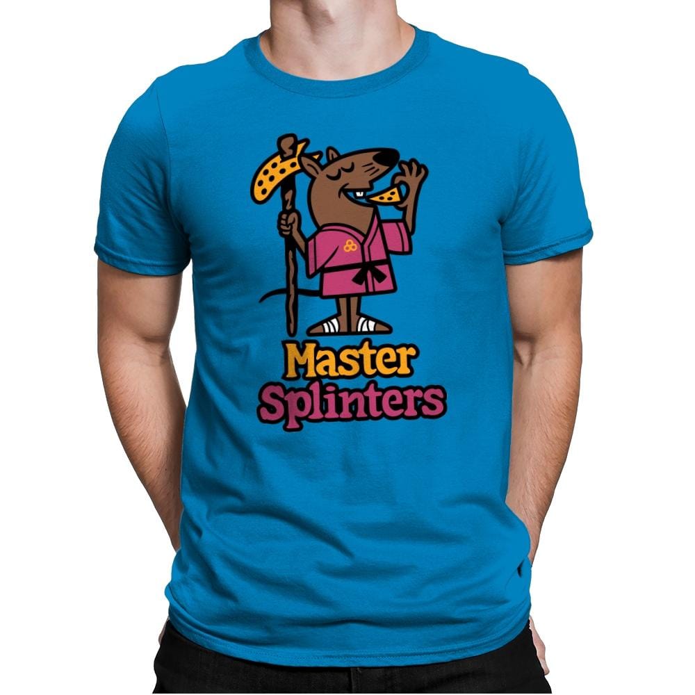 Master's Pizza - Mens Premium T-Shirts RIPT Apparel Small / Turqouise