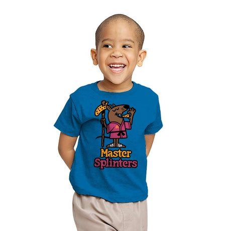 Master's Pizza - Youth T-Shirts RIPT Apparel X-small / Sapphire