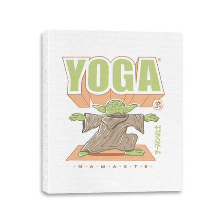 Master Yoga - Canvas Wraps Canvas Wraps RIPT Apparel 11x14 / White
