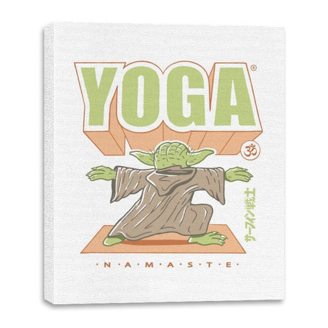 Master Yoga - Canvas Wraps Canvas Wraps RIPT Apparel 16x20 / White