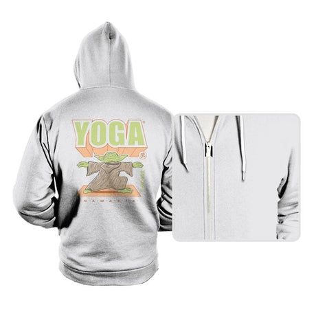 Master Yoga - Hoodies Hoodies RIPT Apparel Small / White