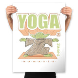Master Yoga - Prints Posters RIPT Apparel 18x24 / White