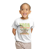Master Yoga - Youth T-Shirts RIPT Apparel X-small / White