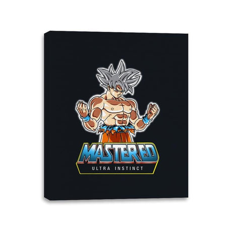 Mastered Ultra Instinct - Canvas Wraps Canvas Wraps RIPT Apparel 11x14 / Black