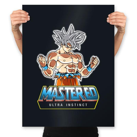 Mastered Ultra Instinct - Prints Posters RIPT Apparel 18x24 / Black