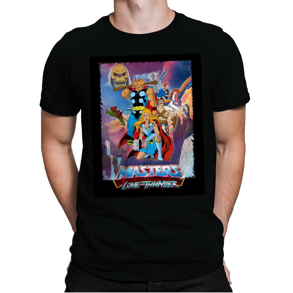 Masters of Love and Thunder  - Mens Premium T-Shirts RIPT Apparel Small / Black