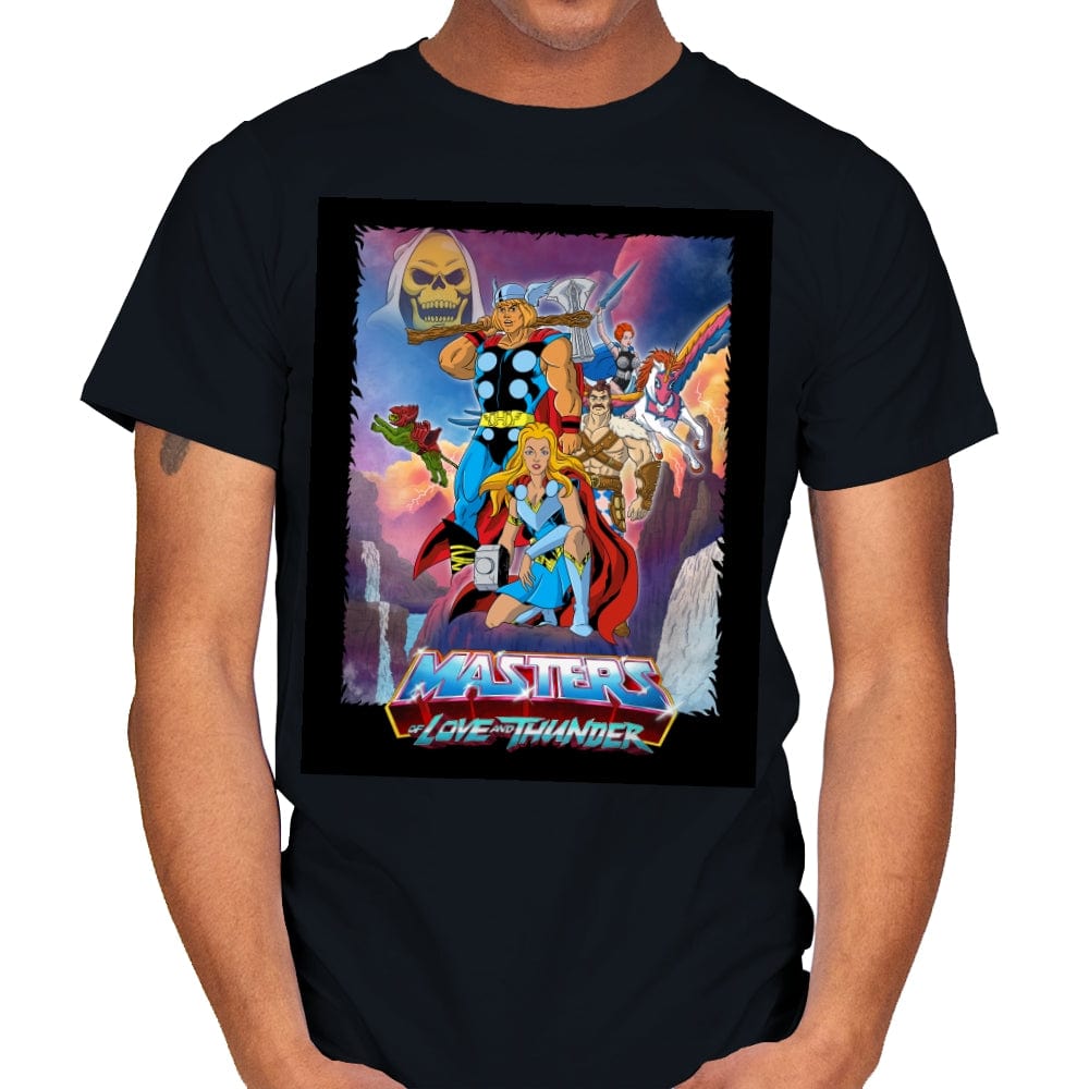 Masters of Love and Thunder  - Mens T-Shirts RIPT Apparel Small / Black