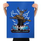 Masters of Shrubbery - Prints Posters RIPT Apparel 18x24 / Royal