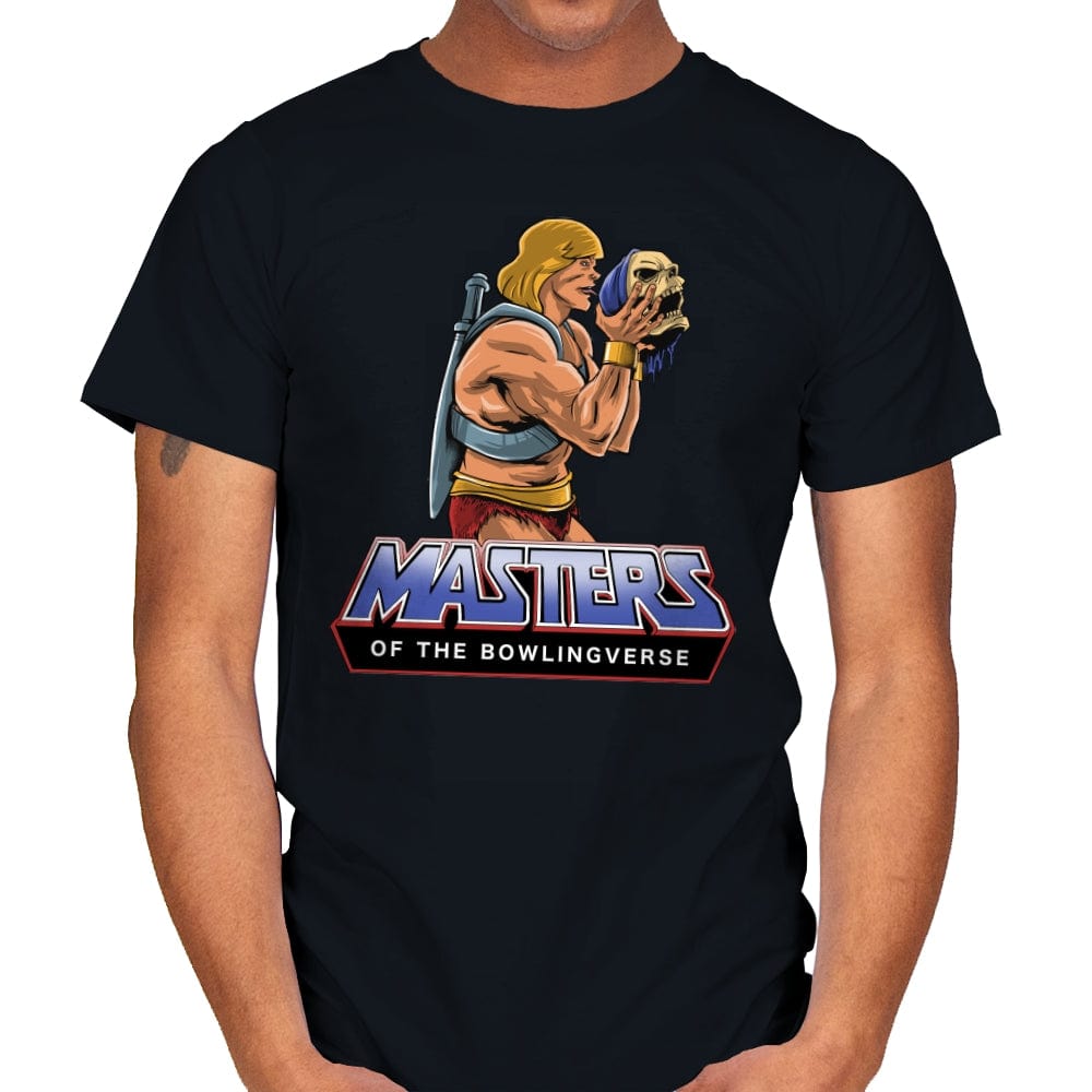 Masters of the Bowlingverse - Mens T-Shirts RIPT Apparel Small / Black
