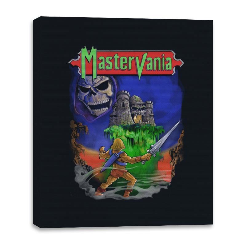 Mastervania - Anytime - Canvas Wraps Canvas Wraps RIPT Apparel 16x20 / Black