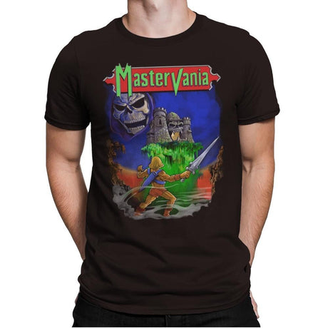 Mastervania - Anytime - Mens Premium T-Shirts RIPT Apparel Small / Dark Chocolate