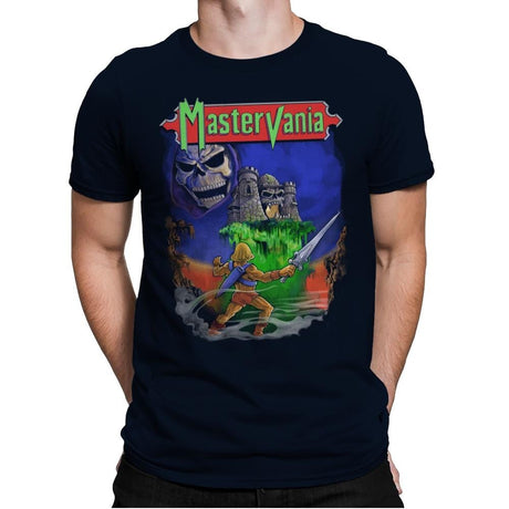 Mastervania - Anytime - Mens Premium T-Shirts RIPT Apparel Small / Midnight Navy