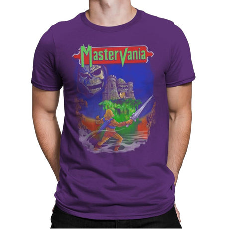 Mastervania - Anytime - Mens Premium T-Shirts RIPT Apparel Small / Purple Rush