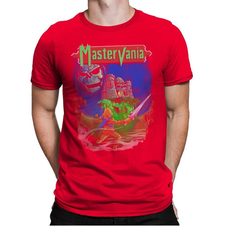 Mastervania - Anytime - Mens Premium T-Shirts RIPT Apparel Small / Red