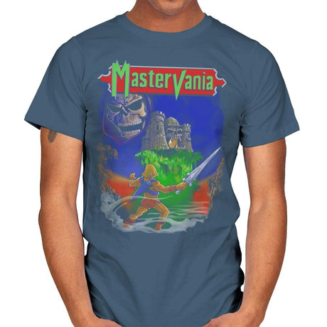 Mastervania - Anytime - Mens T-Shirts RIPT Apparel Small / Indigo Blue