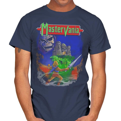 Mastervania - Anytime - Mens T-Shirts RIPT Apparel Small / Navy