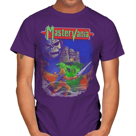 Mastervania - Anytime - Mens T-Shirts RIPT Apparel Small / Purple