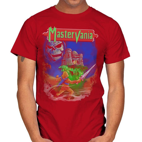 Mastervania - Anytime - Mens T-Shirts RIPT Apparel Small / Red