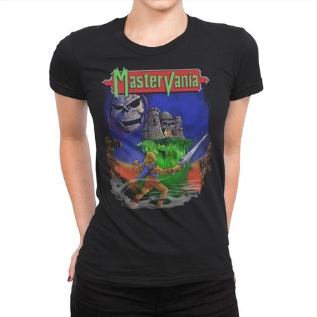 Mastervania - Anytime - Womens Premium T-Shirts RIPT Apparel Small / Black