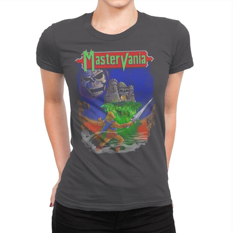 Mastervania - Anytime - Womens Premium T-Shirts RIPT Apparel Small / Heavy Metal