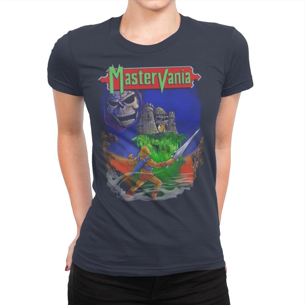 Mastervania - Anytime - Womens Premium T-Shirts RIPT Apparel Small / Indigo