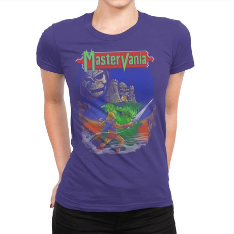 Mastervania - Anytime - Womens Premium T-Shirts RIPT Apparel Small / Purple Rush