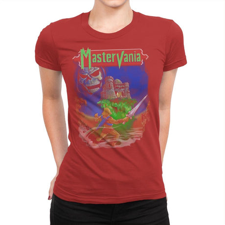 Mastervania - Anytime - Womens Premium T-Shirts RIPT Apparel Small / Red