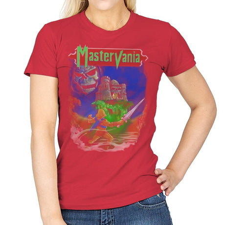 Mastervania - Anytime - Womens T-Shirts RIPT Apparel Small / Red
