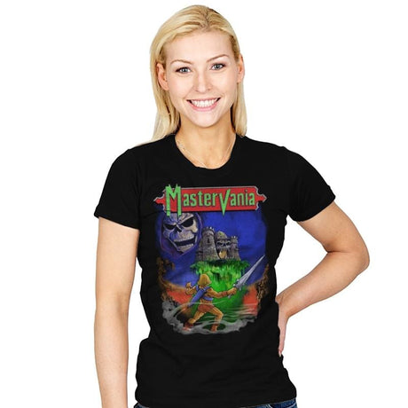 Mastervania - Womens T-Shirts RIPT Apparel Small / Black