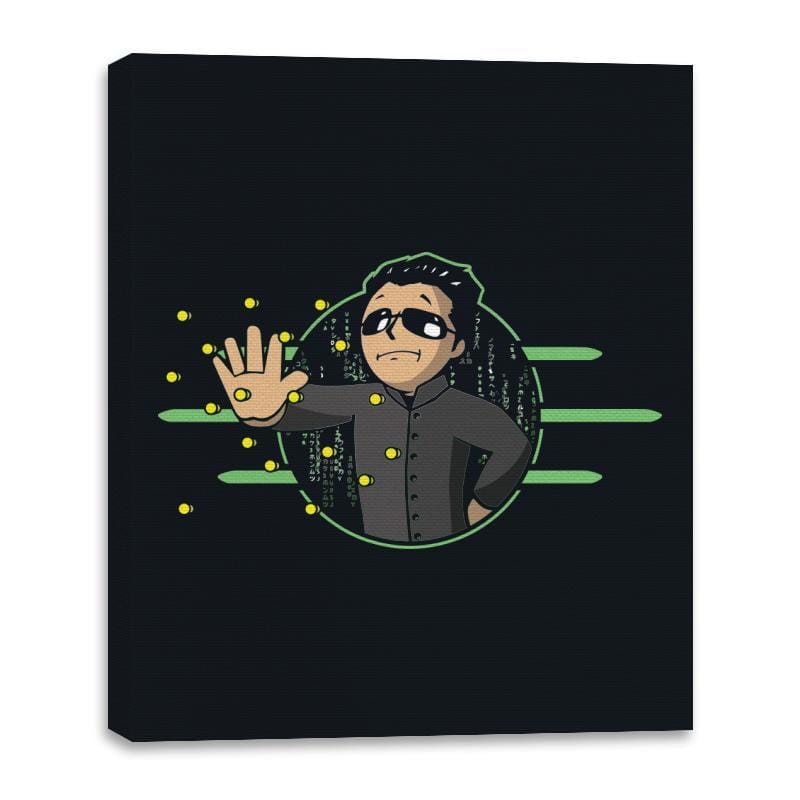 Matrix Boy - Canvas Wraps Canvas Wraps RIPT Apparel 16x20 / Black