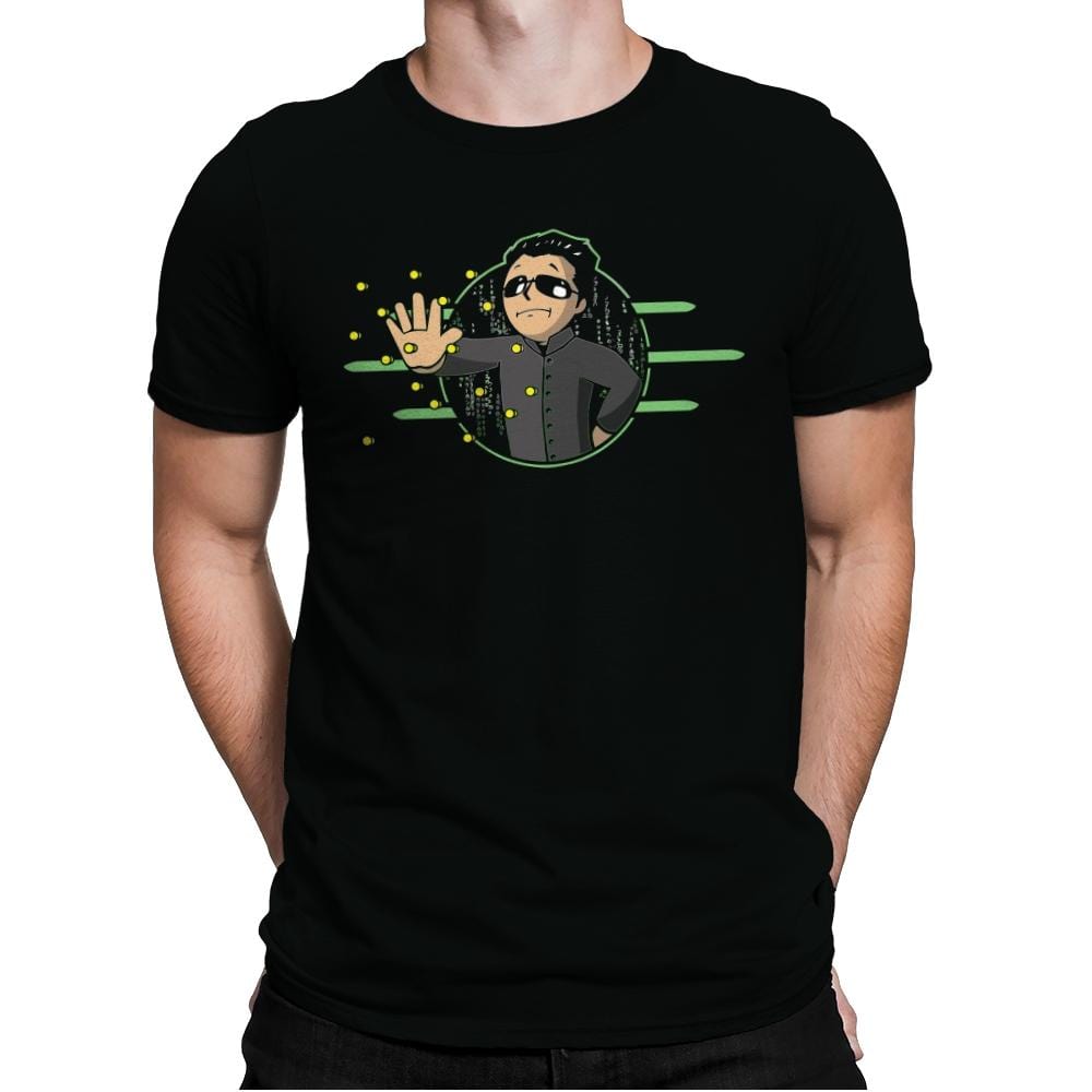 Matrix Boy - Mens Premium T-Shirts RIPT Apparel Small / Black