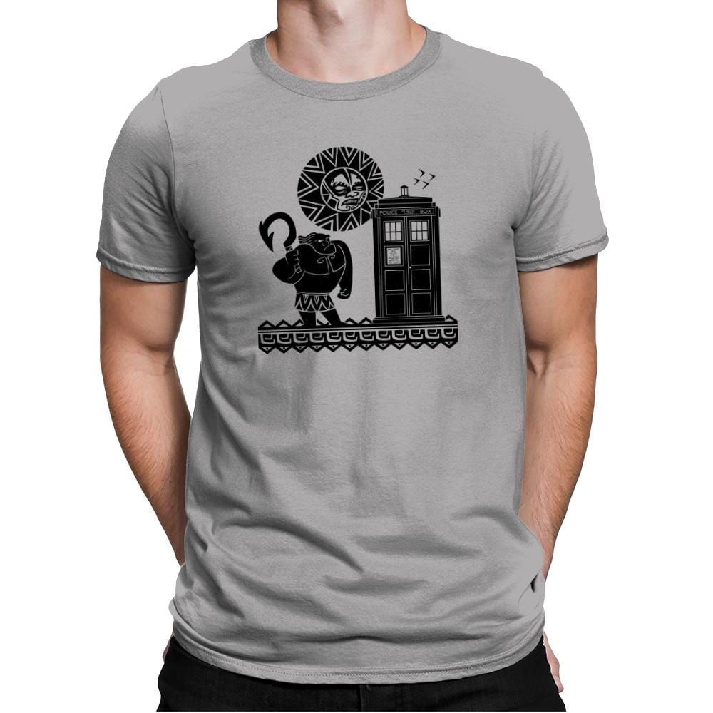 Maui Meets The Doctor Exclusive - Mens Premium T-Shirts RIPT Apparel Small / Light Grey