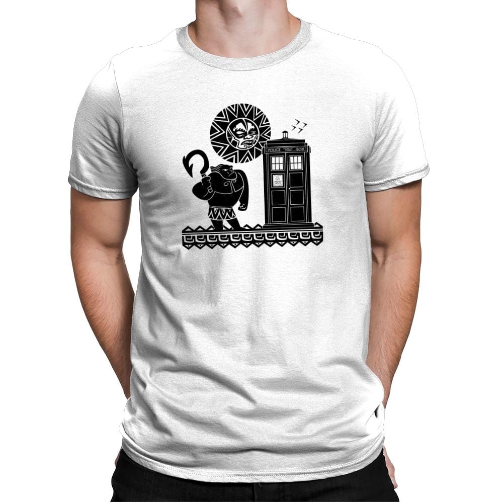 Maui Meets The Doctor Exclusive - Mens Premium T-Shirts RIPT Apparel Small / White
