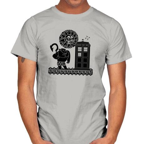 Maui Meets The Doctor Exclusive - Mens T-Shirts RIPT Apparel Small / Ice Grey